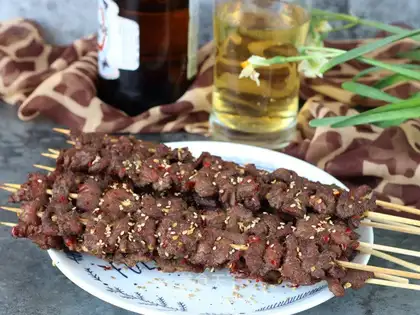 ♪ Zinc beef string ♪