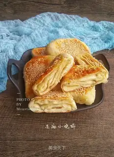 Sesame pancakes