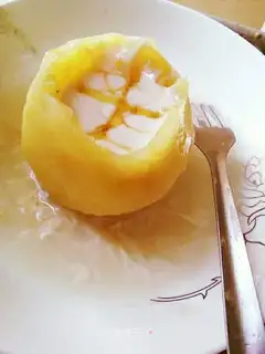 A yogurt apple cup