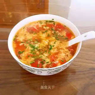 Tomato egg soup