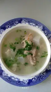 radish steak soup