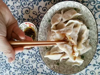 Sour pork dumplings