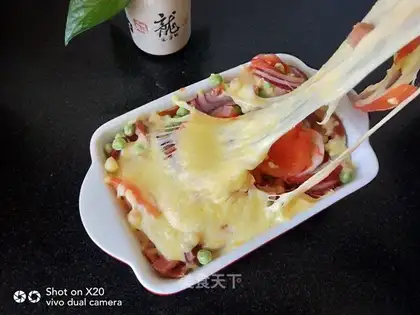 Mashed potato pizza