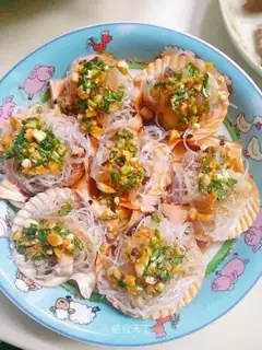 A fan scallop