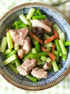 Garlic fried meat