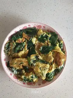 Egg spinach