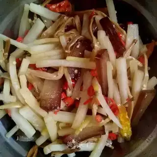 Clear the radish