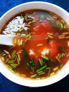 Potato tomato soup
