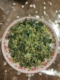 Steam spinach