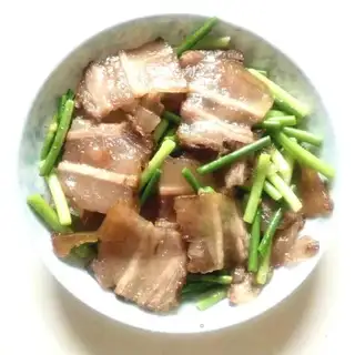 Garlic fried meat