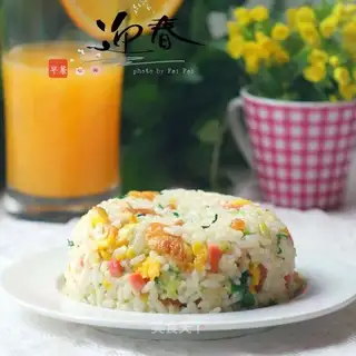 Vegetable egg fried rice