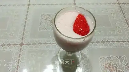Homemade strawberry shakes