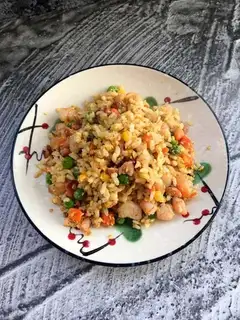 Gold shrimp egg fried rice
