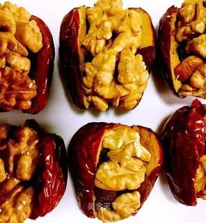 Big dates and walnuts