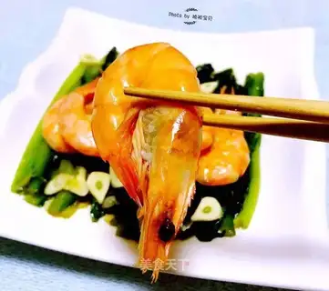 Wheat and shrimp