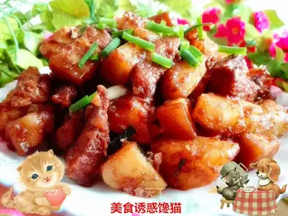 Potato red meat