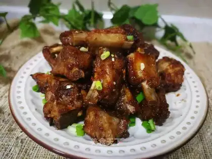 Ridiculous garlic ribs