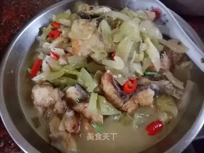 Home-cooked vegetables