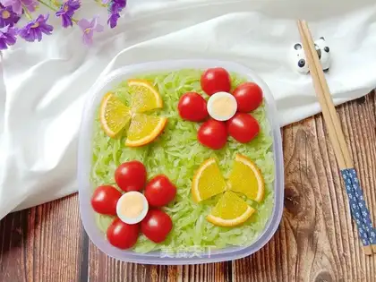 A flower lunch