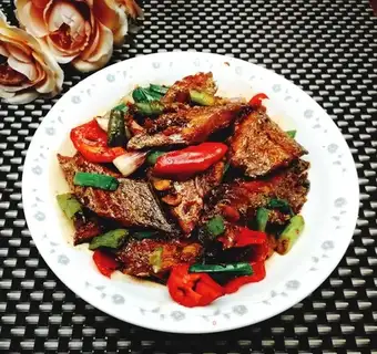 Red-fried fish