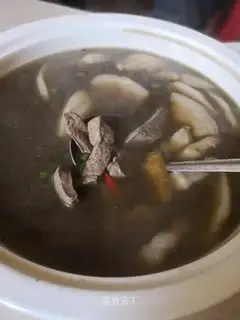 Pork liver soup