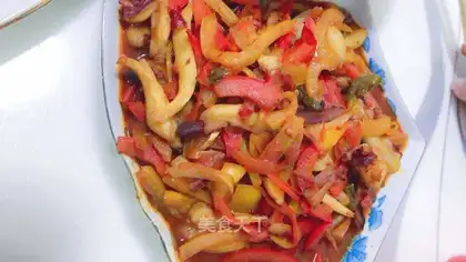 Fry the octopus