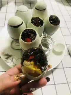 Salted egg oatmeal