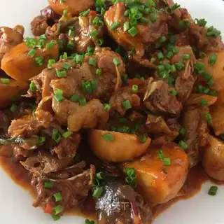 Hot potato chicken
