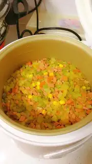 Five-colour rice