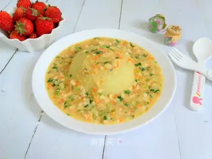 Shrimp mashed potatoes