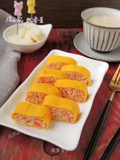 krill egg rolls