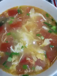 Tomato egg soup