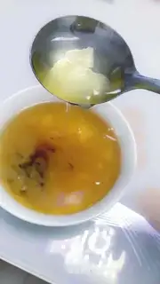 Peach soap horn, snow oats, silver ear soup