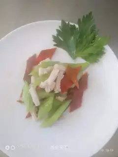 Celery squid