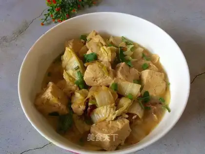 Frozen tofu cabbage