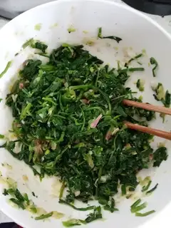 Spicy spinach