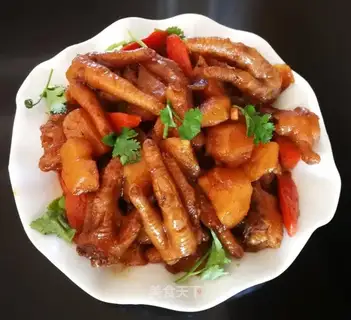 Chicken hand potatoes