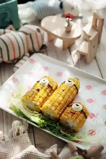 Little yellow man baked corn