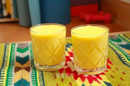 Mango orange milkshake