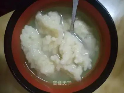 Eggcake soup