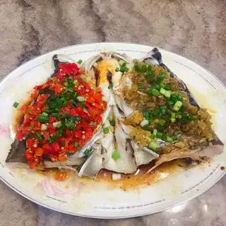 Double-coloured pepperfish head