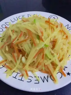 Clear the potatoes