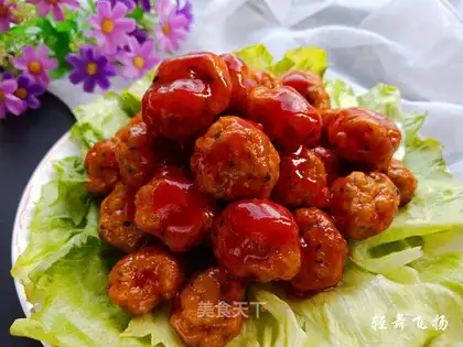 The sweet, sweet, greasy meatballs