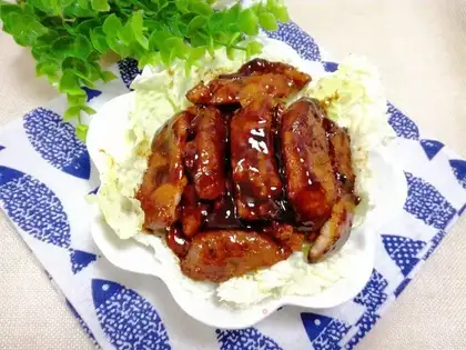 Burn pork chops