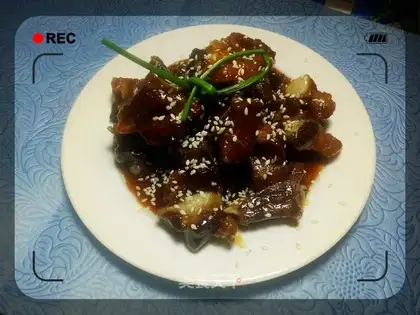 Sweet malt curd ribs