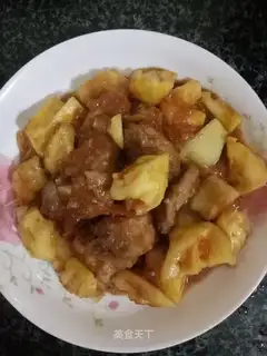 Sugar vinegar pineapple ribs