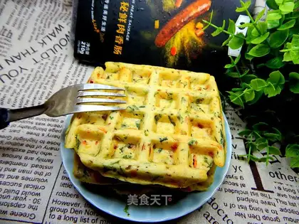 Sausage waffles
