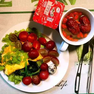 Breathless breakfast eggs