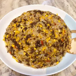 Black pepper beef fried rice
