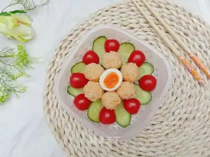 A flower lunch